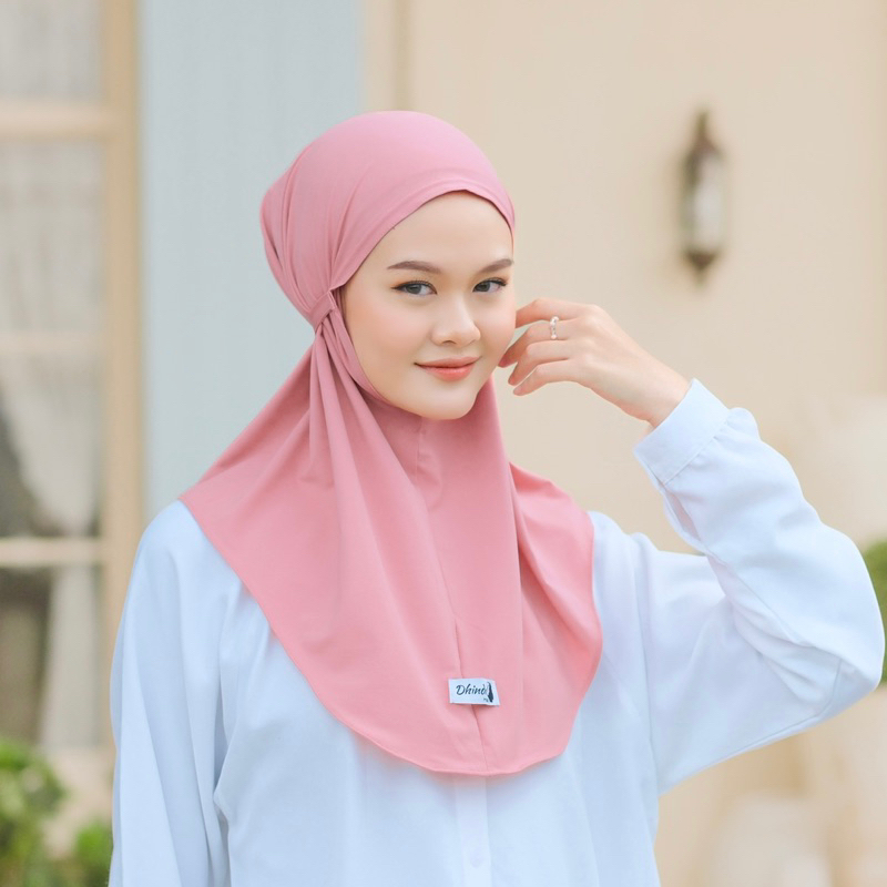 Dhinda Hijab - Maryam Instan Tali Size M (Jersey Ity Terbaik) Jilbab Lembut