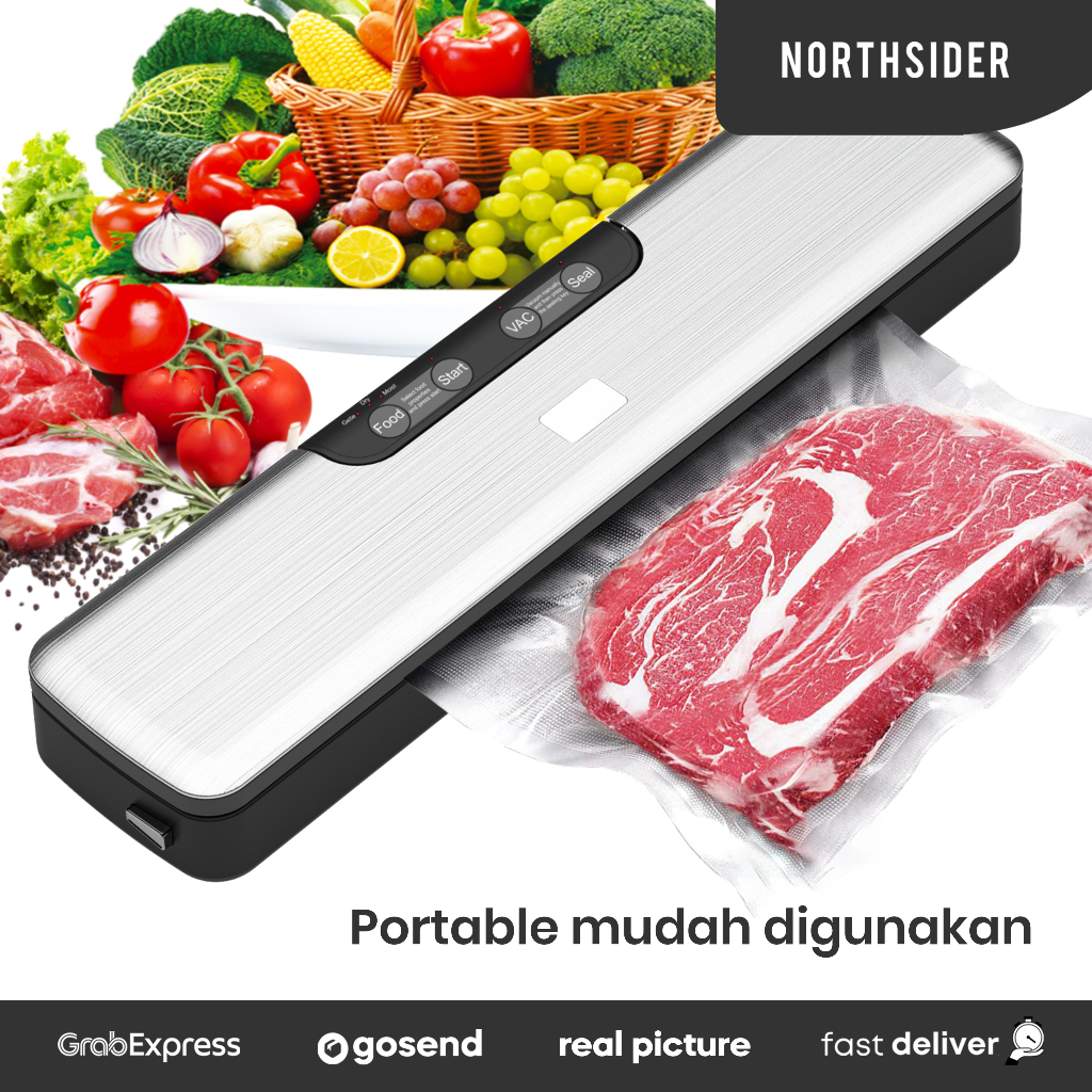 VACUUM SEALER PORTABLE MESIN VAKUM MAKANAN ELEKTRIK AUTOMATIC AP-15