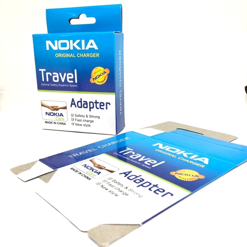PACKINGAN CHARGER NOKIA MADE IN CHINA TRAVEL ADAPTER BY SMOLL