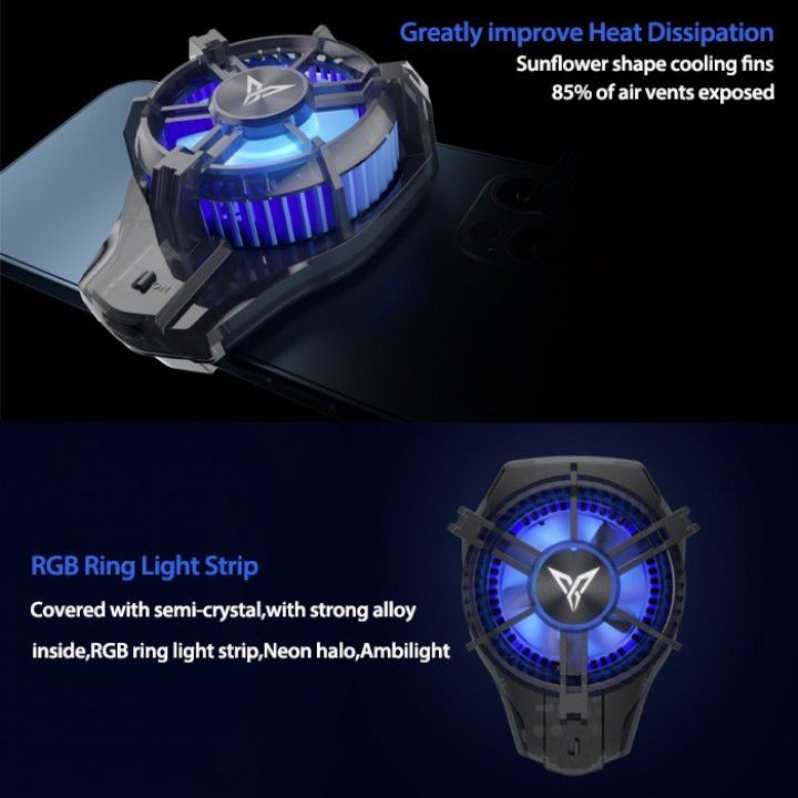 Flydigi B5 Fan Cooler Radiator Pendingin Hp Cooling Fan Gaming With Overclocking technologi