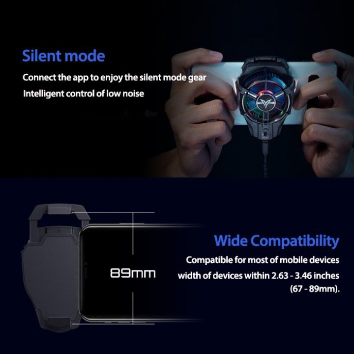 Flydigi B5 Fan Cooler Radiator Pendingin Hp Cooling Fan Gaming With Overclocking technologi ( BINTANG ACC )