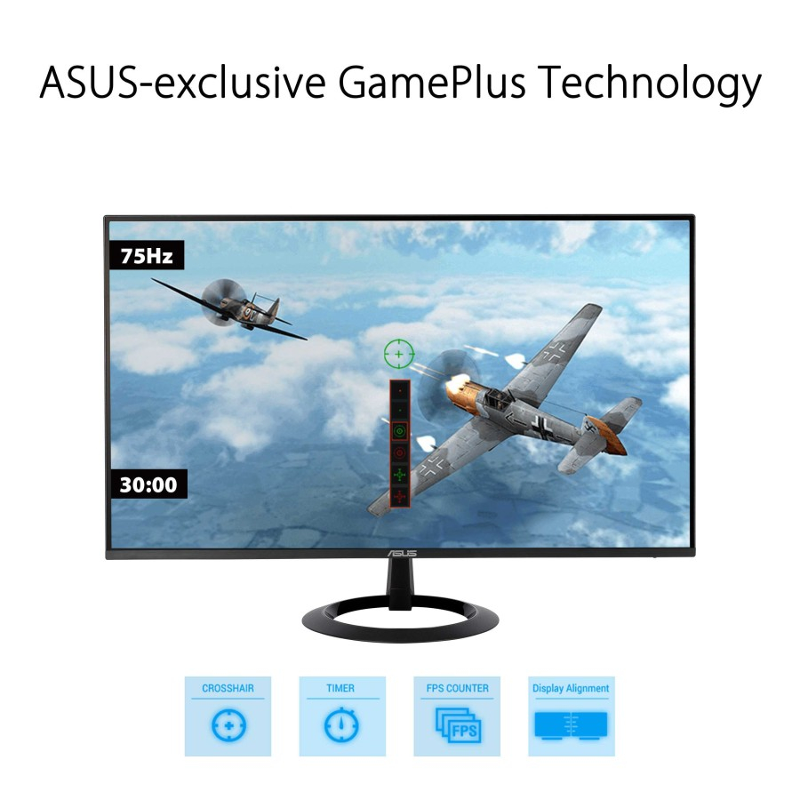 Monitor LED Asus VZ24EHE 24&quot; IPS Full HD 1080p 75Hz Frameless Eye Care