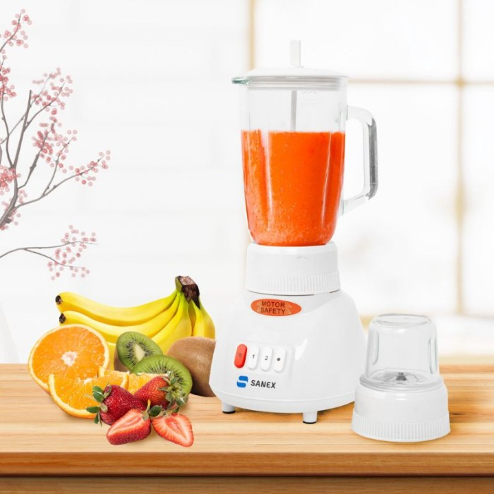 BLENDER SANEX MX-T8GN 3 IN 1 6 Mata Pisau Garansi Resmi