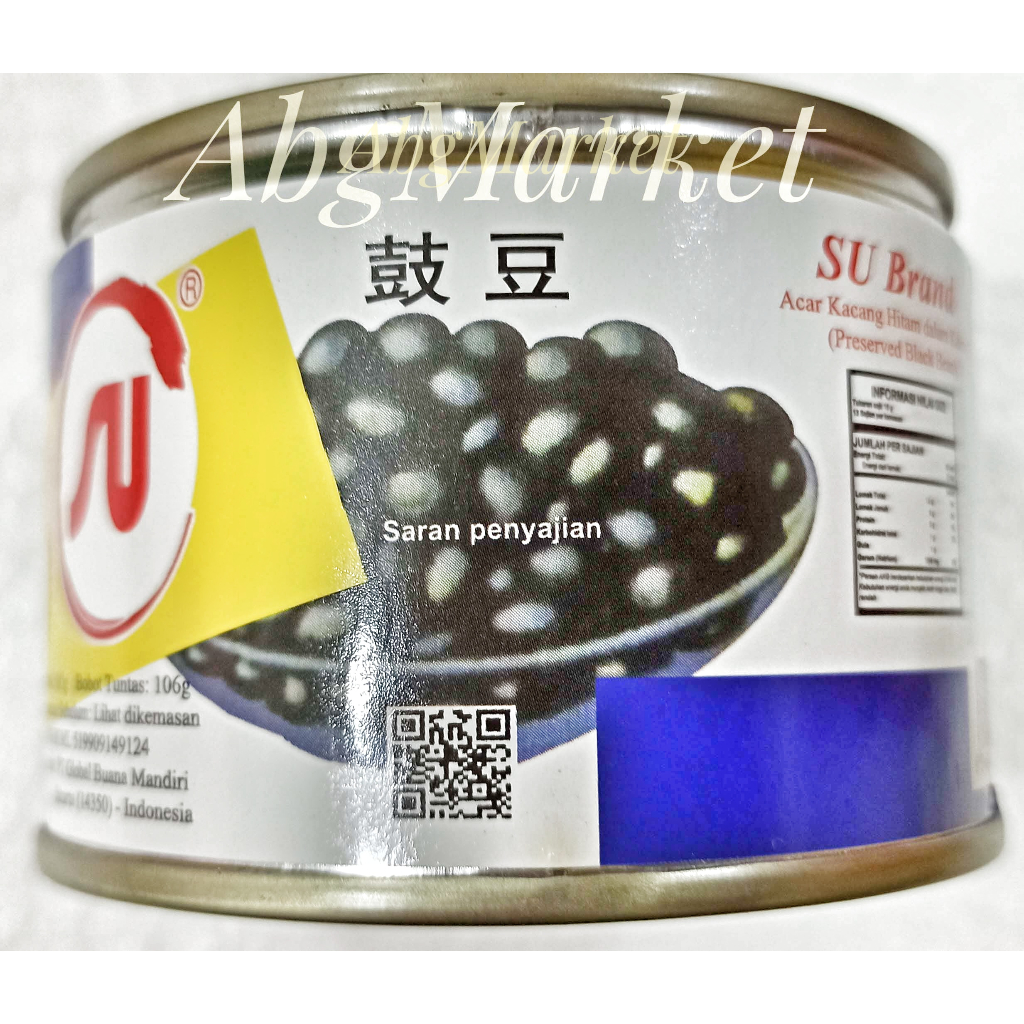 

SU Salted Black Beans Amoy Tausi/ Kacang Hitam Kedelai Kaleng 170 gr