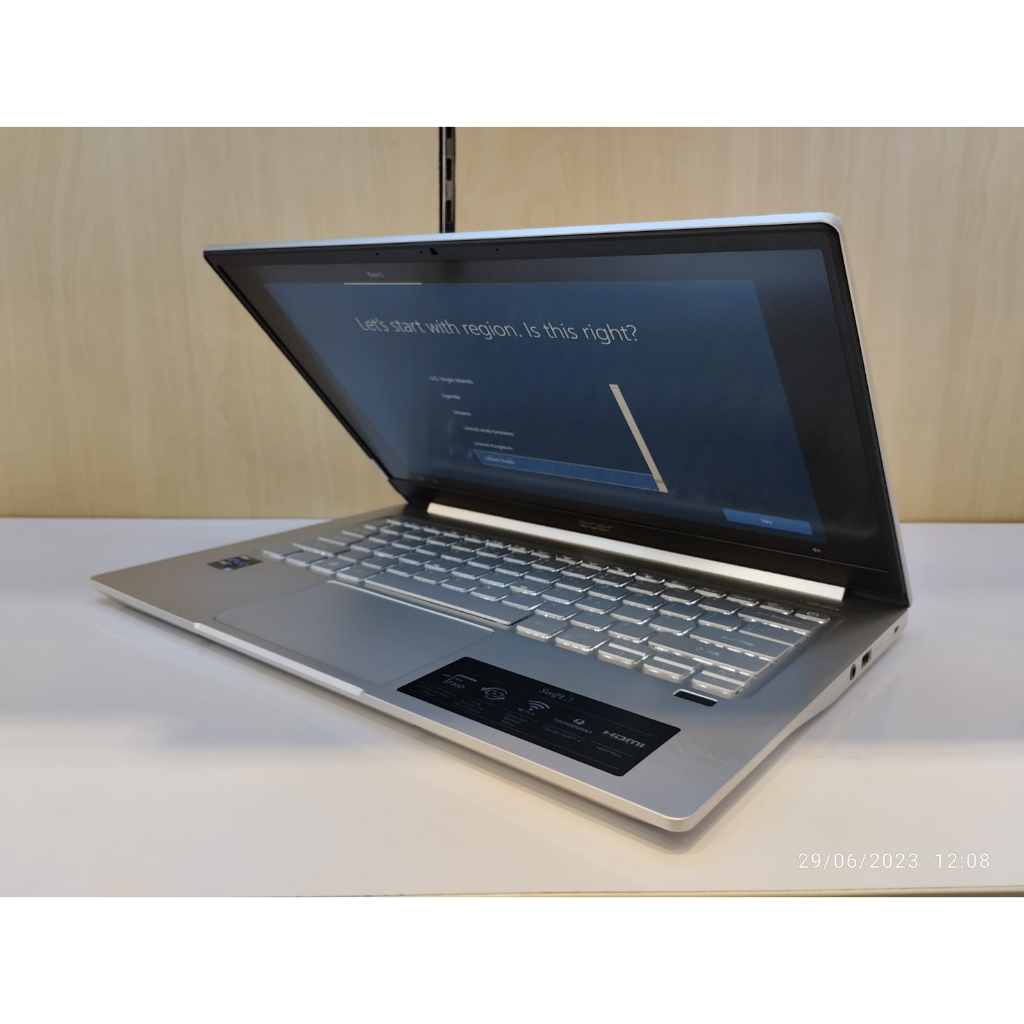 LAPTOP ACER SWIFT 3 SF314 INTEL EVO CORE i7 1165G7 8GB 1TB IRIS XE 14.0 FHD WINDOWS 10 HOME