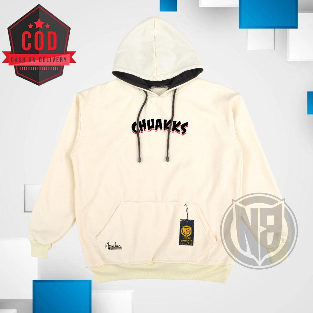 Sweater Hodie Pria Distro Flece Tebal List Chuack Sweatshirt Hoodie Original Mint Switer Oversize Size M-L-XL-XXL