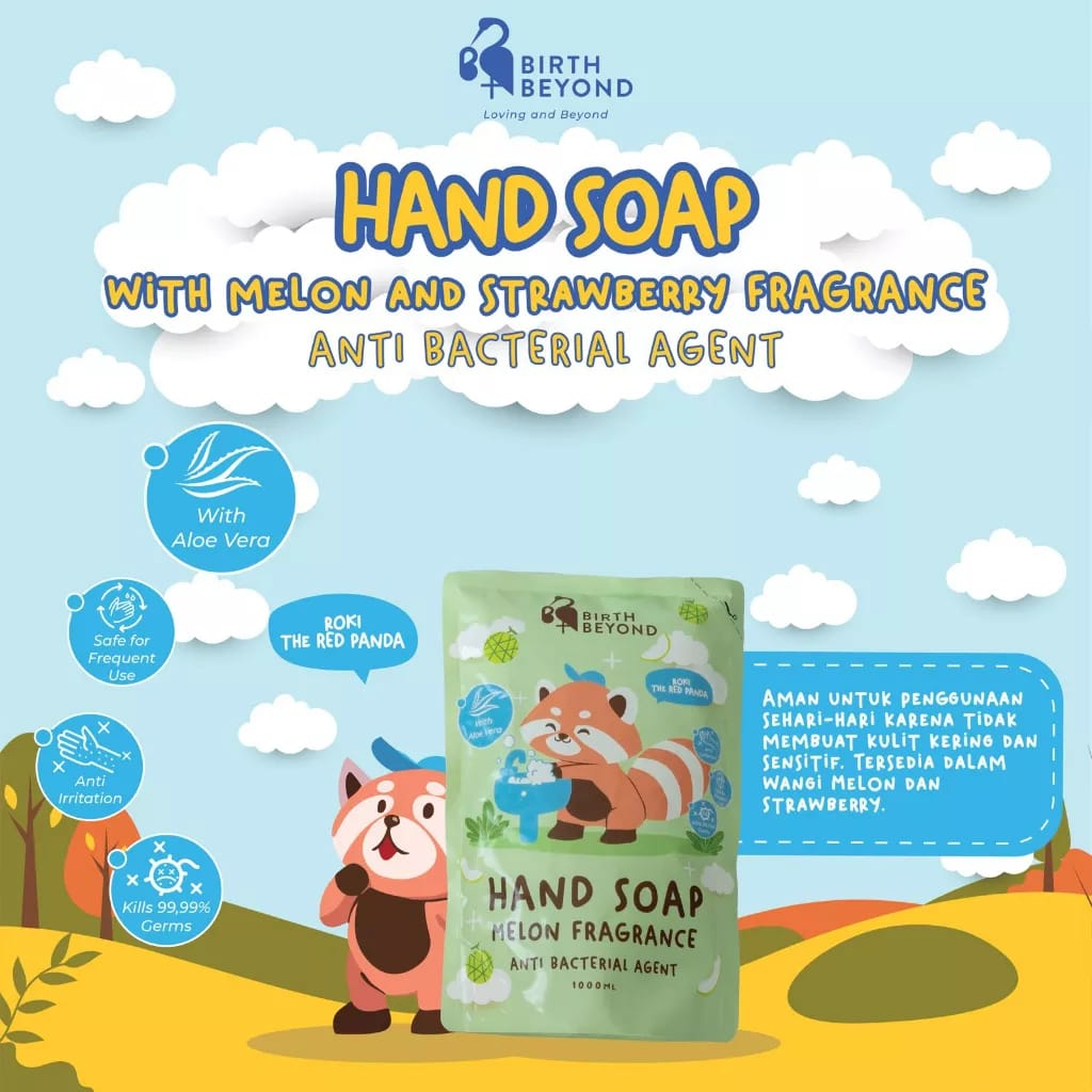 Birth Beyond Hand Soap with Aloe Vera Sabun Cuci Tangan 1000ml