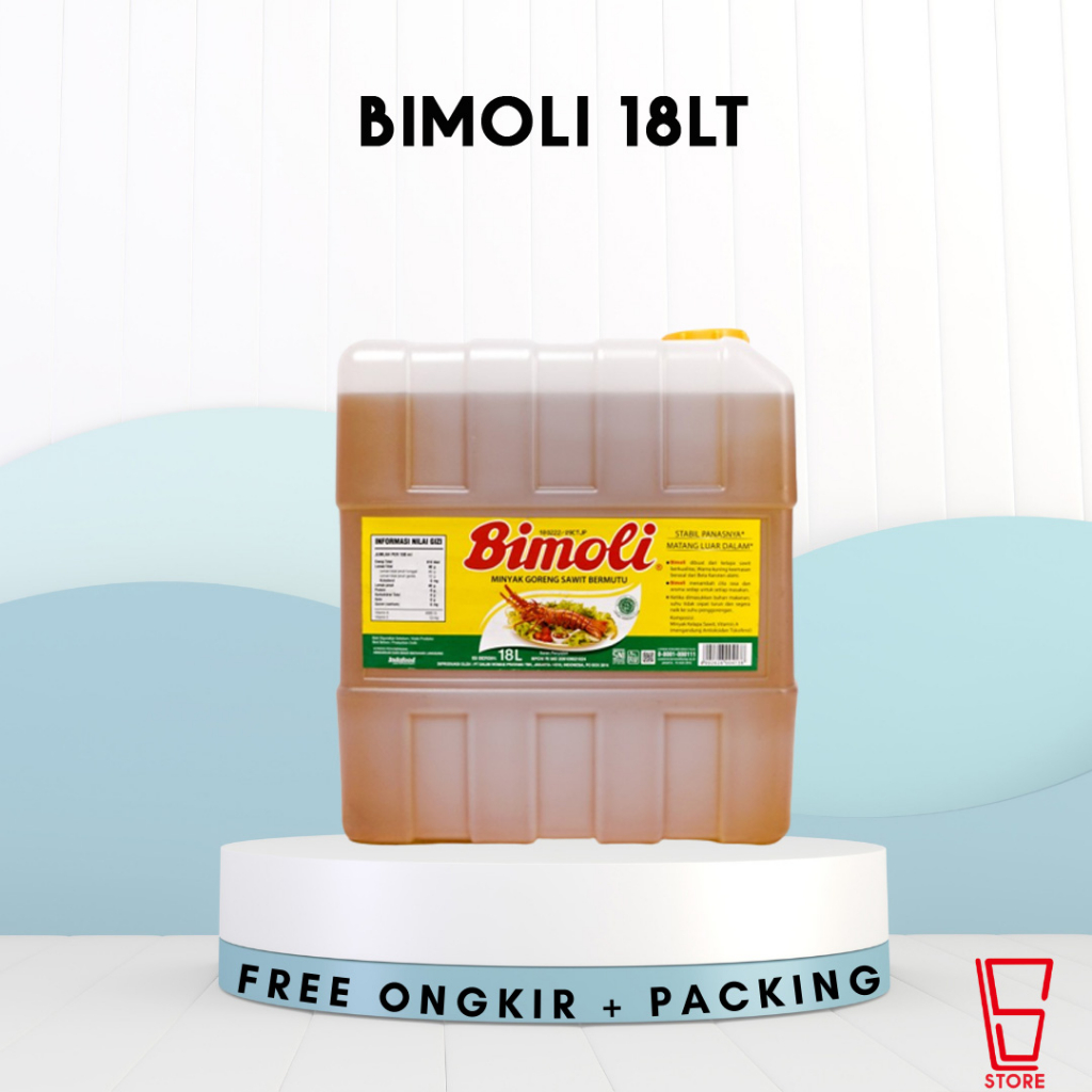 BIMOLI 18 Liter / MINYAK GORENG BIMOLI 18 Liter /  MINYAK BIMOLI