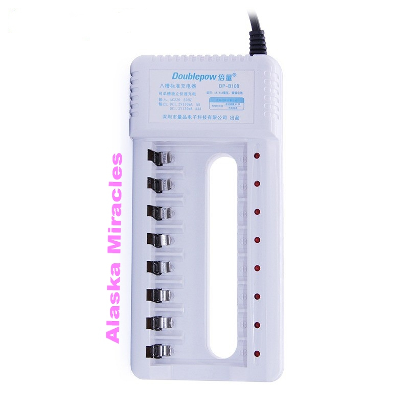 Doublepow DP-B02 Charger 8 Slot Baterai AA AAA Charging