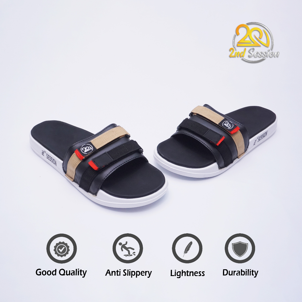 Sandal slop pria SECOND SESSION Sandal wanita pria terbaru paylon