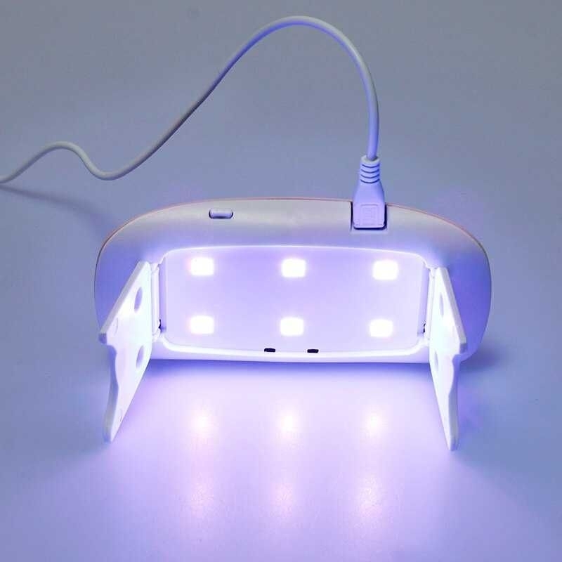 Sun Mini Pengering Kutek Kuku UV LED Nail Dryer 6W