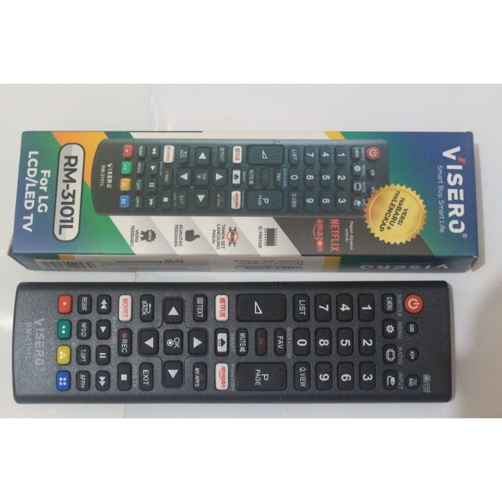 Remot tv visero + youtube