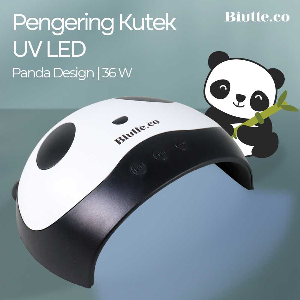 Biutte.co Pengering Kutek Kuku UV LED Panda Design 36W