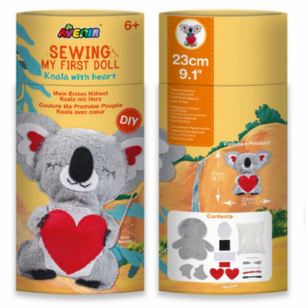 

Unik Avenir Sewing Doll Boneka Koala w Heart Mainan Kreatif Menjahit Anak Diskon