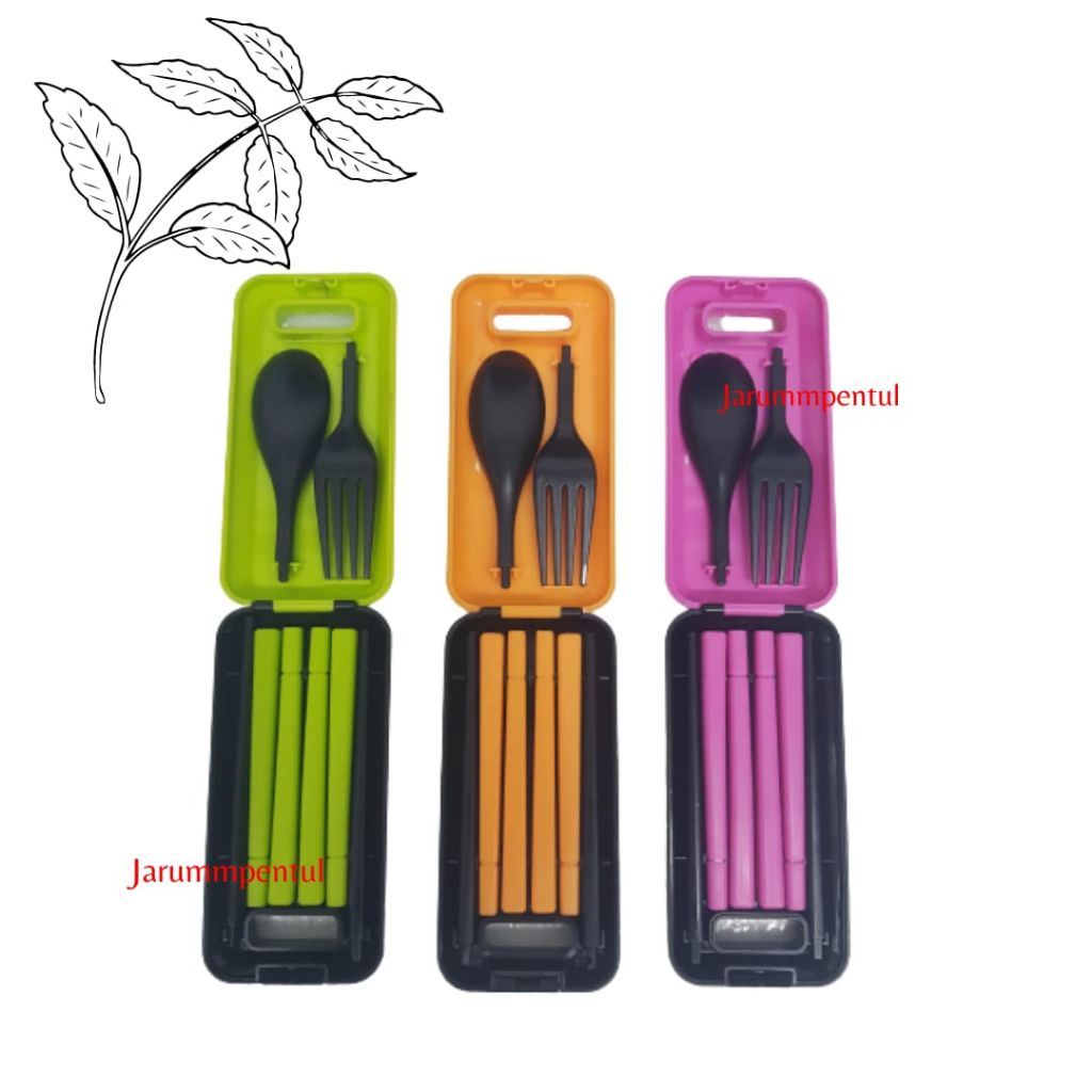 SET SENDOK TRAVEL / SET SENDOK GARPU SUMPIT PORTABLE