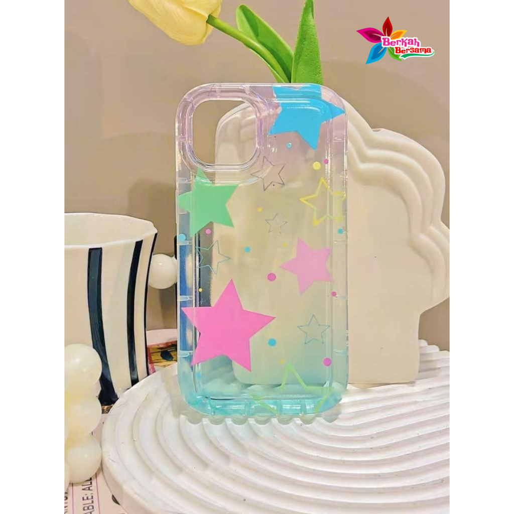 SS835 SOFTCASE SILIKON SHOCKPROOF AIR BAG STAR COLORFULL FOR XIAOMI REDMI A1 A2 A3 5A 6A 8 8A 12 PRO 9A 9I 9T 9C 10A 10 5G 10C C40 12C 11A 10 13C 14C POCO C65 F4 12 LITE NOTE 13 14 PRO PLUS BB8648