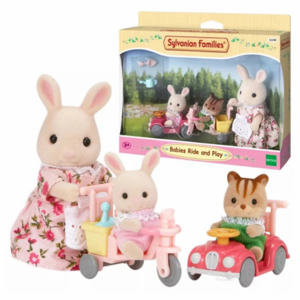 

Unik Mobil Sepeda Sylvanian Families Babies Ride And Play dgn 3 Figur 5040 Diskon