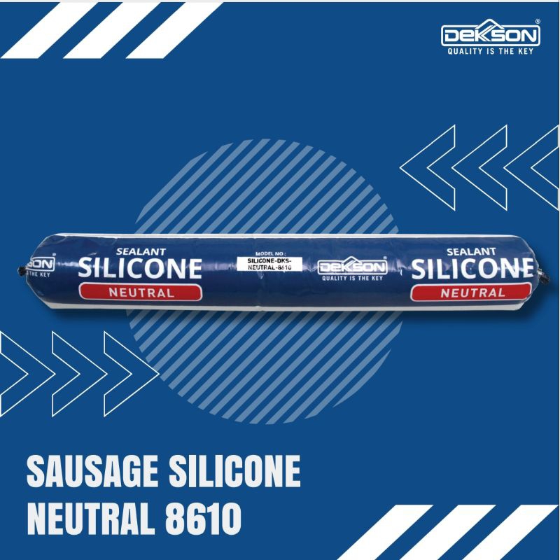 Lem ACP/Kaca Sosis Netral DEKKSON 8610 Sausage Neutral Silicone Sealant 600ml