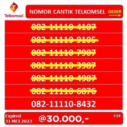 NOMOR CANTIK TELKOMSEL 4433