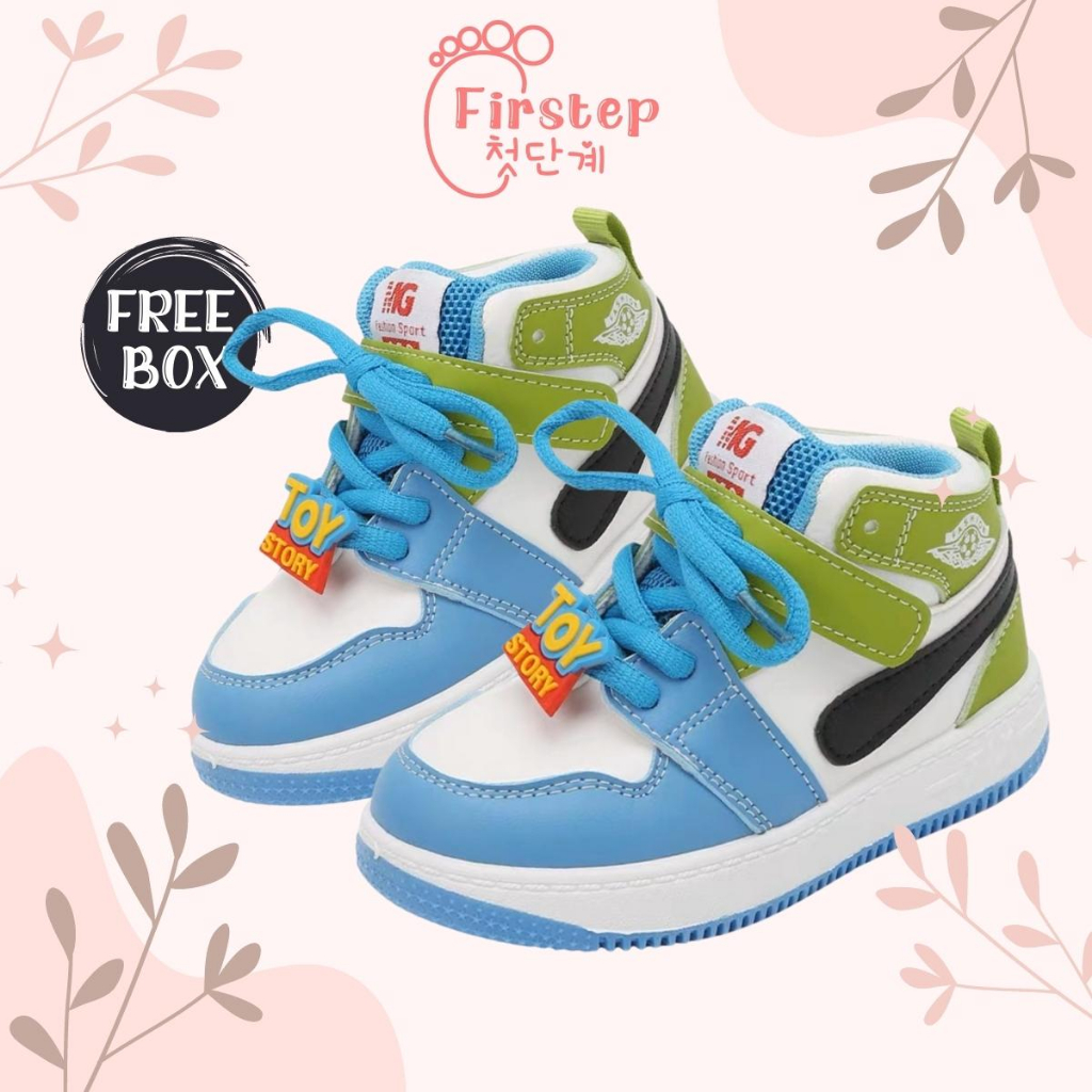 Sepatu Anak Perempuan Dan Laki Laki Import Sneaker Anak Usia 1-5 Tahun FS148