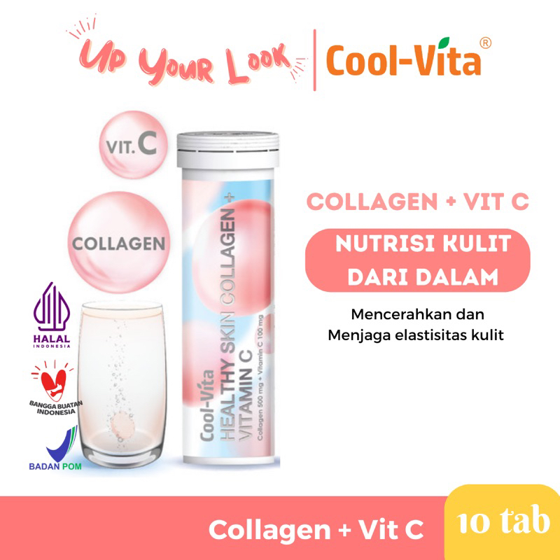 ✨Up Your Look✨ CoolVita Collagen + vitamin C cool vita suplemen kulit kolagen