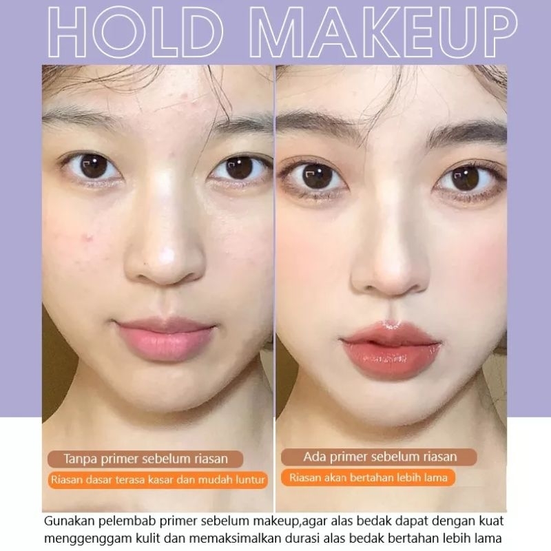 LAMEILA PRIMER MAKEUP BASE - KONTROL MINYAK DAN MENUTUPI PORI-PORI