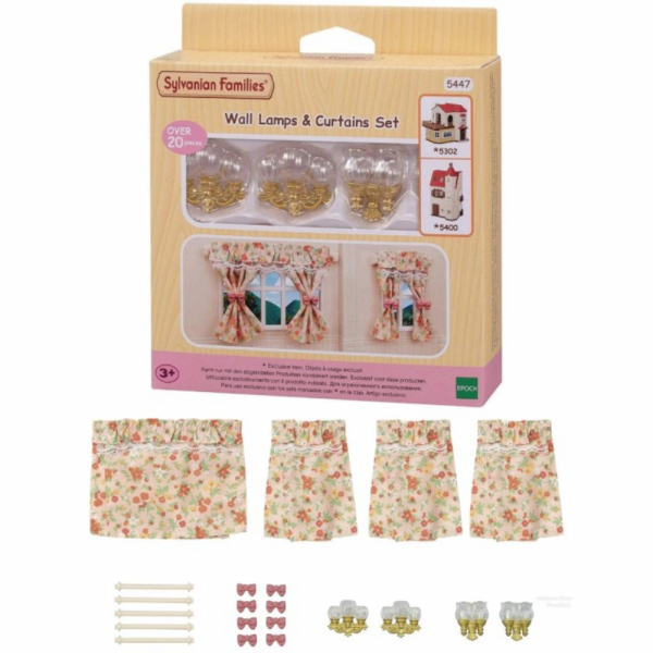 

Dijual Mainan Asesoris Boneka Sylvanian Families Wall Lamps Curtains 5447 Diskon
