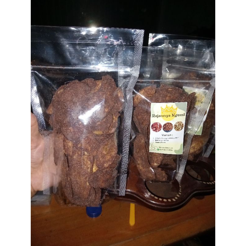 kripik pisang coklat khas Lampung