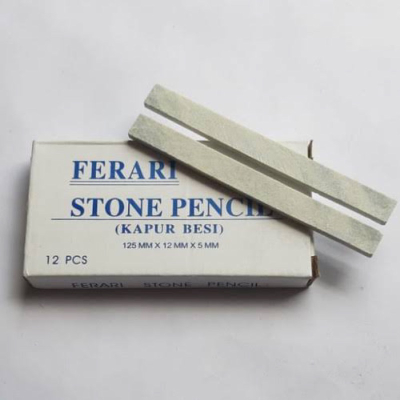 

KAPUR BESI PUTIH VERRARI / STONE PENCIL PENSIL TULIS BESI