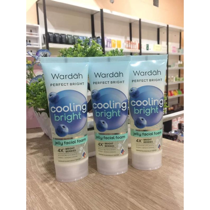 Wardah Perfect Bright Cooling Bright Jelly Facial Foam 100 ml