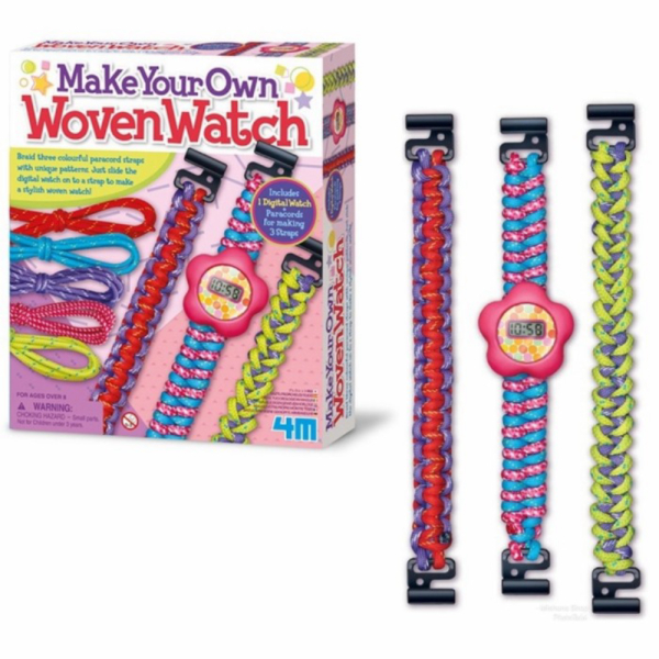 

Jual Mainan Kreatif Buat Jam Tangan Digital Anak 4M Woven Watch KidzMaker Limited