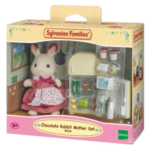 

Unik Sylvanian Friends Boneka Chocolate Rabbit Mother with fridge set Diskon