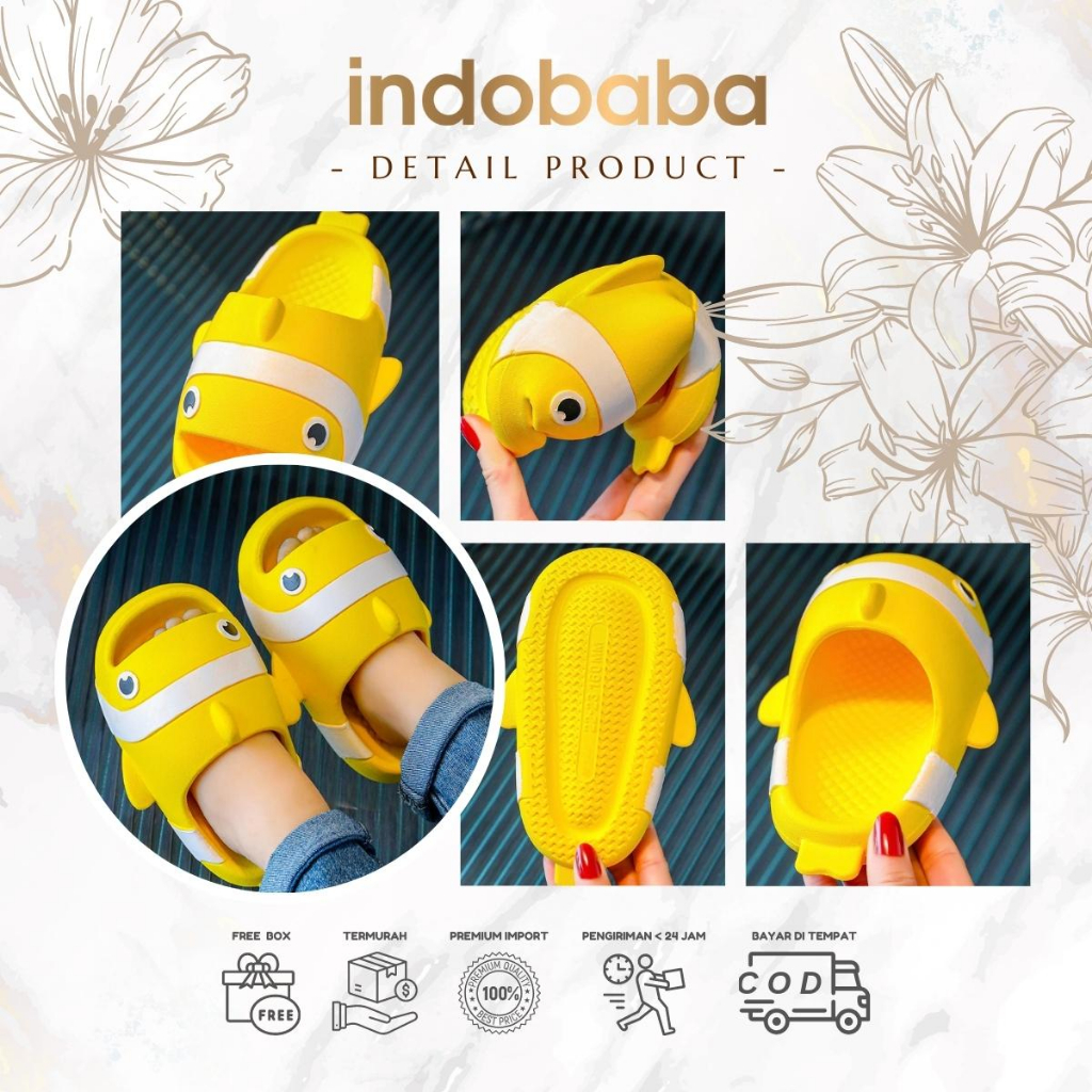 indobaba Sandal Anak Perempuan Sandal Anak Import Premium 1-7 Tahun S166