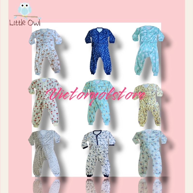 Little Owl 1 PCS Piyama / Setelan Baju Kancing Panjang + Celana Panjang /Piyama anak SNI