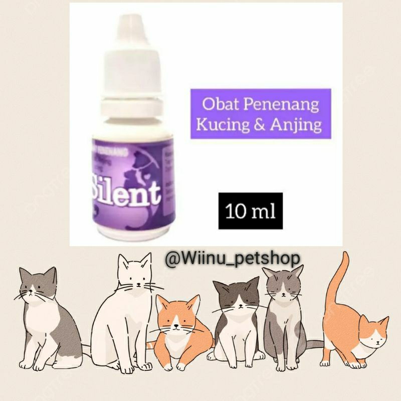 BTM - Silent 10ML - Obat Penenang Kucing Dan Anjing