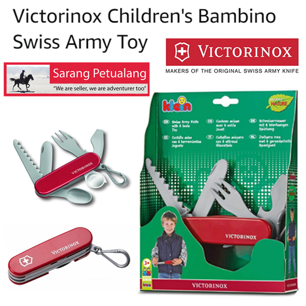 Victorinox 9.6092.1 Bambino 1 - Swiss Army Toy Bambino Mainan anak toy mainan simulasi pisau anak pi