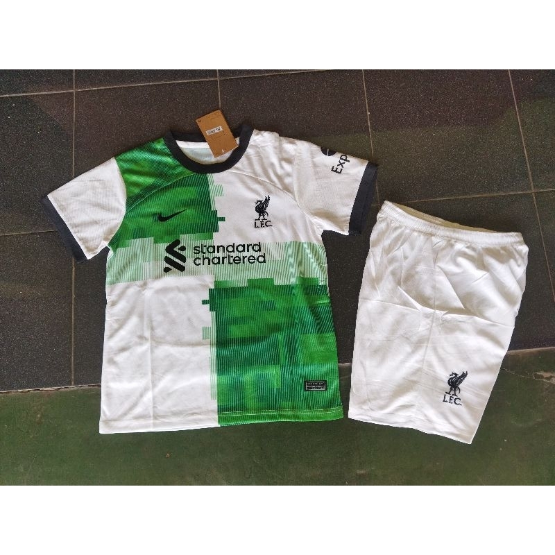 JERSEY BAJU BOLA ANAK LIVERPOOL AWAY KIDS 2023/2024 GRADE ORI