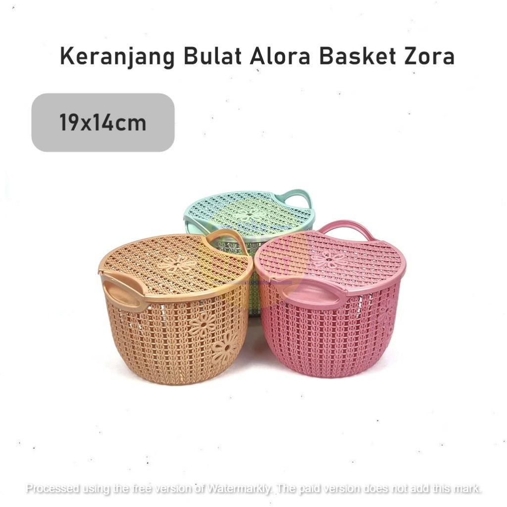 Keranjang Penyimpanan Bulat Alora Basket Zora