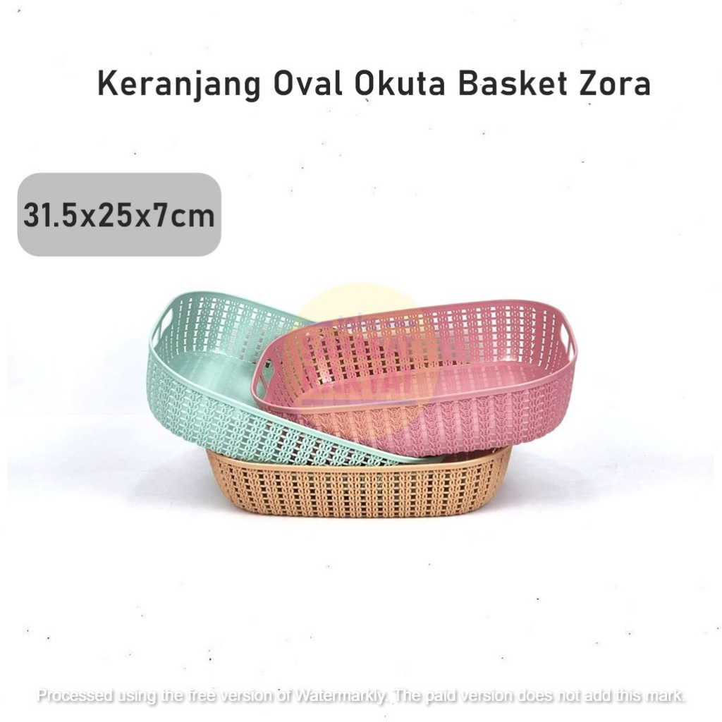 Keranjang Organizer Oval Okura Basket Zora