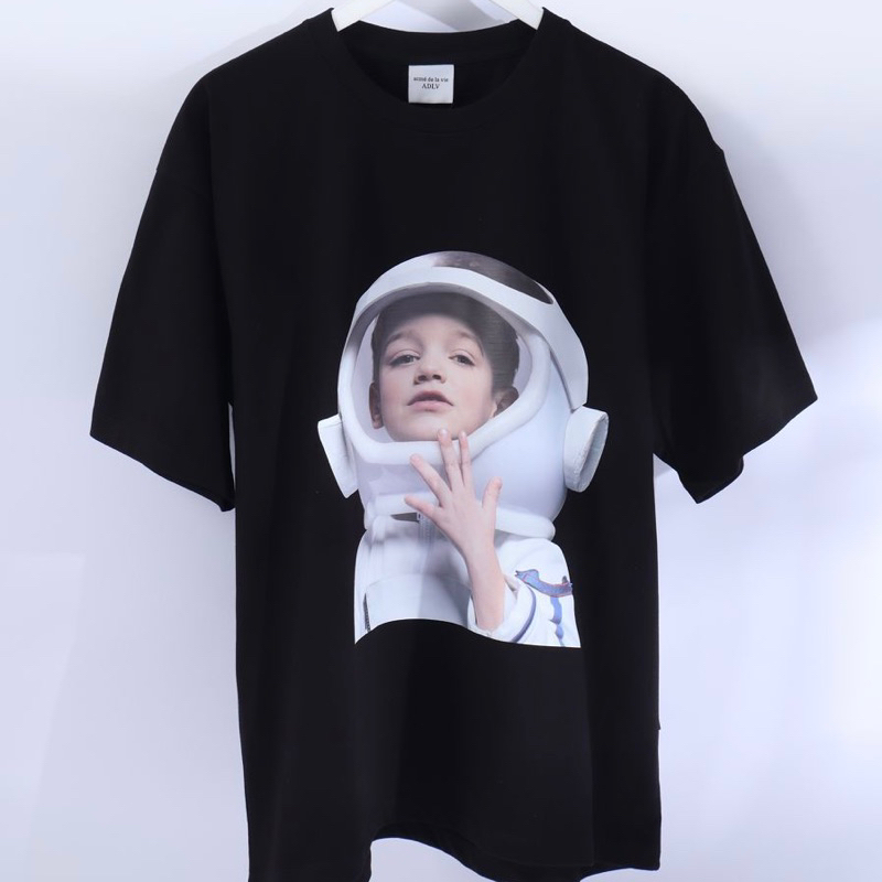 ADLV. Astronaut Black Tee