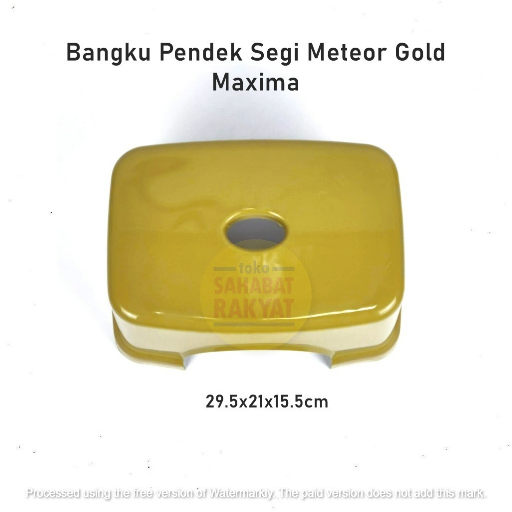 Bangku/Kursi/Tempat Duduk Jongkok /Anak Segi Plastik Kecil DX LS/Maxima/Beeplast