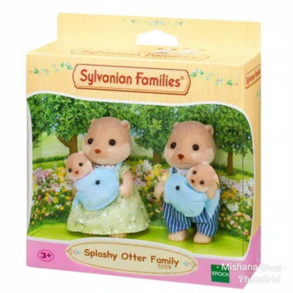 

Unik Sylvanian Friends Splashy Otter Family Berang 4 Karakter Kelinci Limited