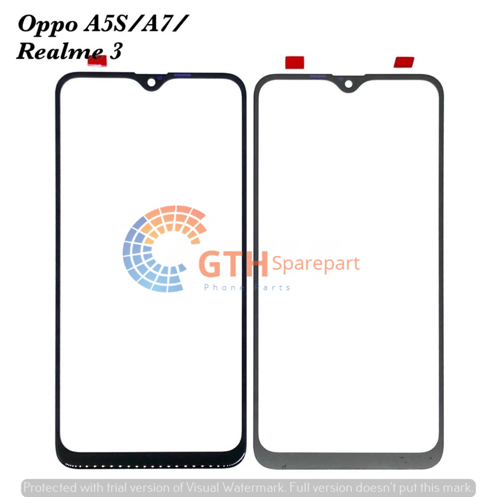 kaca glass oca lcd oppo a5s
