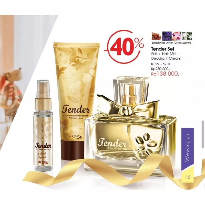 PARFUM TENDER SET MY WAY/PARFUM WANITA/EDP/PARFUME MESIR