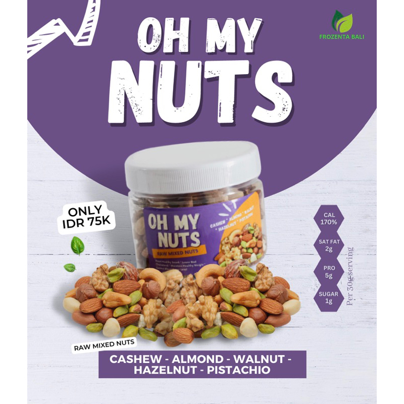 

Oh My Nuts - Raw Mixed Nuts Premium 200g