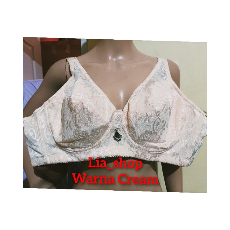 Bra Cup Besar Cup E Big Size 40-42-44-46, Bh Jumbo Sayap Lebar Kawat Cup E