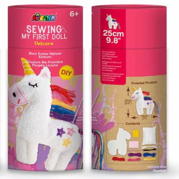 

Unik Avenir Sewing Doll Boneka Unicorn Mainan Kreatif Menjahit Anak Limited