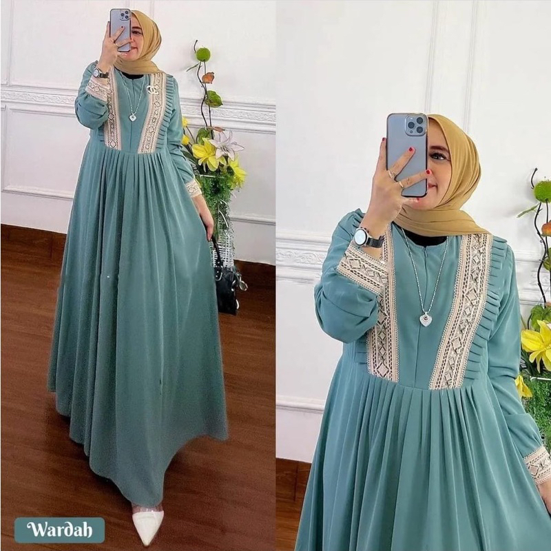 gamis syakila ceruty bordir