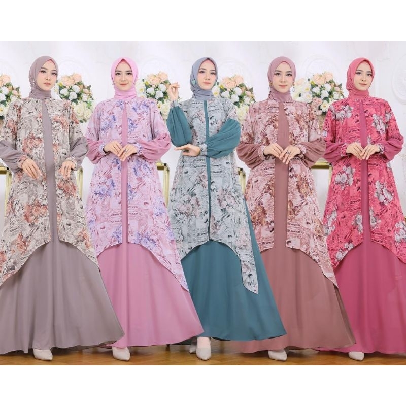 Cople Gamis Mariska Original Butik