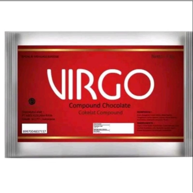 

Virgo 1KG Chocolate Compound Coklat Batang